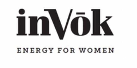 INVOK ENERGY FOR WOMEN Logo (EUIPO, 17.10.2013)