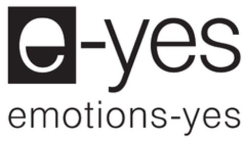 e-yes emotions-yes Logo (EUIPO, 07/17/2014)