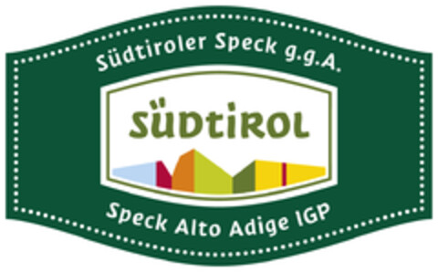 Südtiroler Speck g.g.A. - Südtirol - Speck Alto Adige IGP Logo (EUIPO, 12/01/2014)