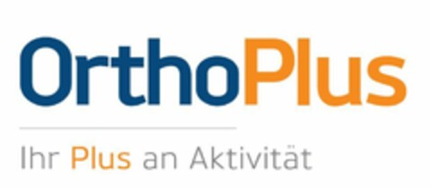 OrthoPlus Ihr Plus an Aktivität Logo (EUIPO, 13.01.2015)