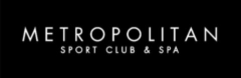 METROPOLITAN SPORT CLUB & SPA Logo (EUIPO, 05/12/2016)