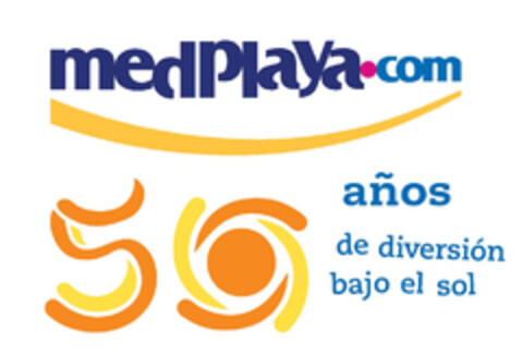 MEDPLAYA.COM 50 AÑOS DE DIVERSION BAJO EL SOL Logo (EUIPO, 12/29/2016)