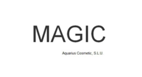 MAGIC  Aquarius Cosmetic, S.L.U. Logo (EUIPO, 05/16/2019)