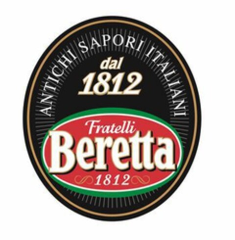 FRATELLI BERETTA 1812 ANTICHI SAPORI ITALIANI DAL 1812 Logo (EUIPO, 02/27/2020)