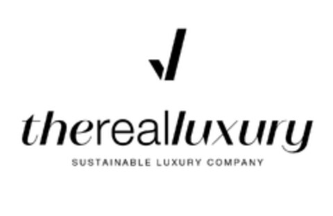 therealluxury SUSTAINABLE LUXURY COMPANY Logo (EUIPO, 24.07.2023)