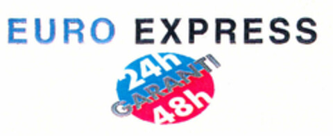 EURO EXPRESS, 24 H GARANTI 48 H Logo (EUIPO, 01.04.1996)