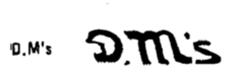 D.M's D.M's Logo (EUIPO, 04/01/1996)