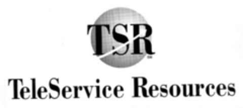 TSR TELESERVICE RESOURCES Logo (EUIPO, 01.04.1996)