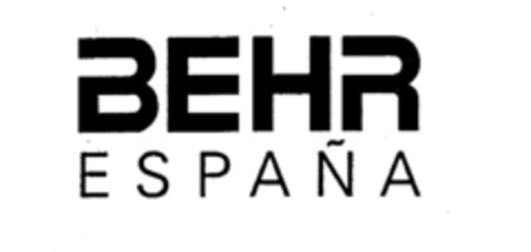 BEHR ESPAÑA Logo (EUIPO, 05.06.1996)