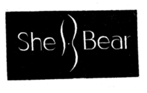 She Bear Logo (EUIPO, 11/24/1997)