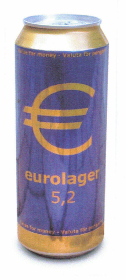 eurolager 5,2 Value for money Valuta för pengar Logo (EUIPO, 07.06.2000)