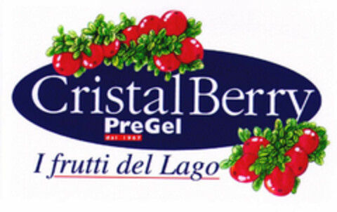 Cristal Berry dal 1967 PreGel I frutti del Lago Logo (EUIPO, 03.01.2001)