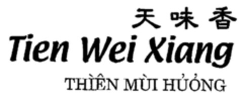 Tien Wei Xiang THÌÊN MÙI HÚÓNG Logo (EUIPO, 11/14/2002)