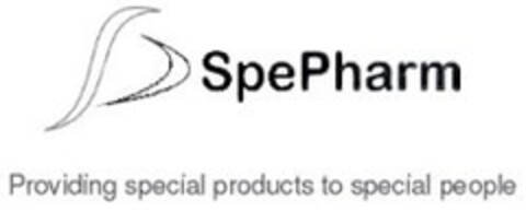 SpePharm Providing special products to special people Logo (EUIPO, 06/15/2007)
