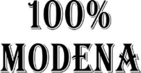 100% MODENA Logo (EUIPO, 08/10/2009)