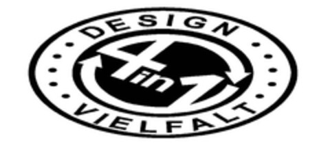 4in1 DESIGN VIELFALT Logo (EUIPO, 20.06.2011)