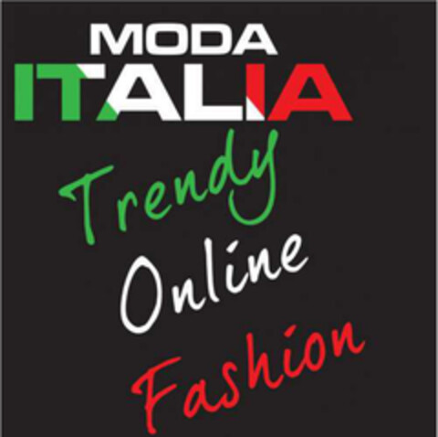 MODA ITALIA Trendy online Fashion Logo (EUIPO, 24.10.2014)