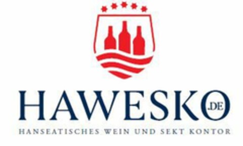 HAWESKO.DE HANSEATISCHES WEIN UND SEKT KONTOR Logo (EUIPO, 03.02.2016)