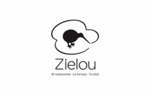 ZIELOU EL RESTAURANTE · LA TERRAZA · TU CLUB Logo (EUIPO, 06.04.2016)