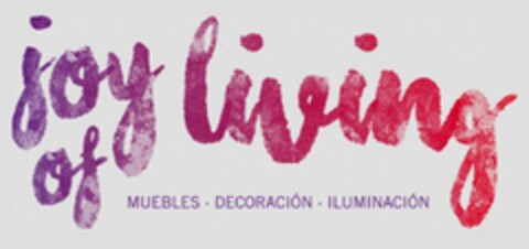 JOY OF LIVING MUEBLES – DECORACION - ILUMINACION Logo (EUIPO, 02.06.2017)