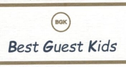 BGK Best Guest Kids Logo (EUIPO, 09.11.2017)