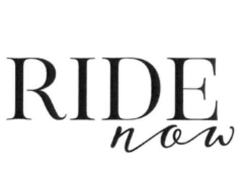 RIDE now Logo (EUIPO, 13.08.2019)