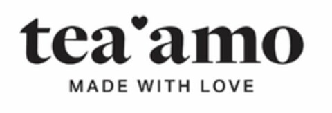 tea amo MADE WITH LOVE Logo (EUIPO, 27.05.2020)