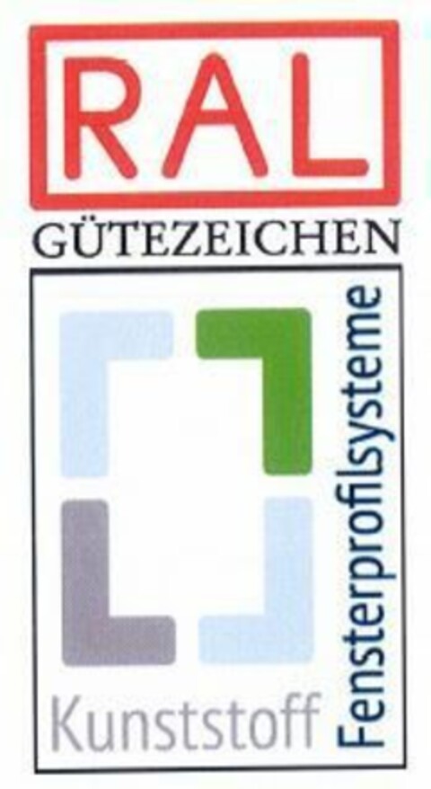 RAL GÜTEZEICHEN KUNSTSTOFF FENSTERPROFILSYSTEME Logo (EUIPO, 15.09.2021)