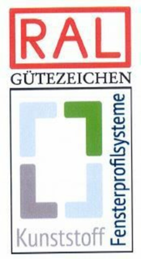 RAL GÜTEZEICHEN KUNSTSTOFF FENSTERPROFILSYSTEME Logo (EUIPO, 09/15/2021)