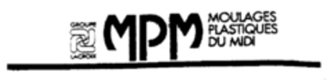 MPM MOULAGES PLASTIQUES DU MIDI Logo (EUIPO, 01.04.1996)