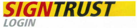 SIGNTRUST LOGIN Logo (EUIPO, 03/08/2001)