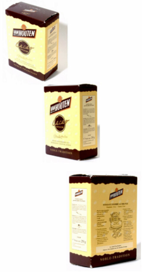 VAN HOUTEN Cacao NON SUCRÉ Logo (EUIPO, 06/21/2002)