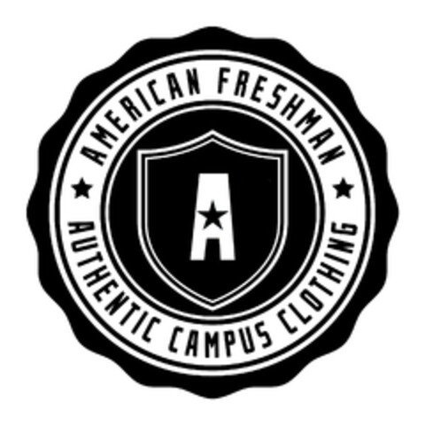 A AMERICAN FRESHMAN AUTHENTIC CAMPUS CLOTHING Logo (EUIPO, 13.03.2012)