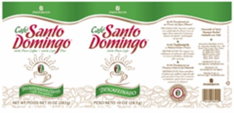 CAFÉ SANTO DOMINGO INDUBAN Logo (EUIPO, 01.05.2012)