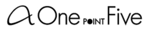 α One POINT Five Logo (EUIPO, 20.08.2012)