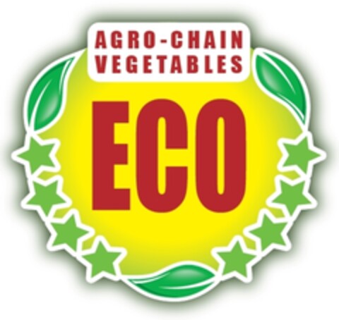 ECO AGRO-CHAIN VEGETABLES Logo (EUIPO, 22.10.2012)