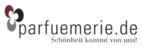 parfumerie.de Schönheit kommt von uns! Logo (EUIPO, 29.04.2013)