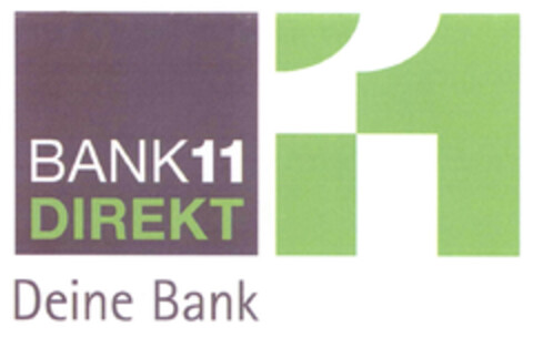 BANK11 DIREKT Deine Bank Logo (EUIPO, 06.08.2013)
