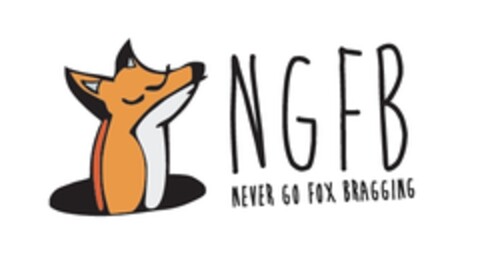 NGFB NEVER GO FOX BRAGGING Logo (EUIPO, 04/20/2017)