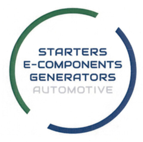 STARTERS E-COMPONENTS GENERATORS AUTOMOTIVE Logo (EUIPO, 03/05/2018)