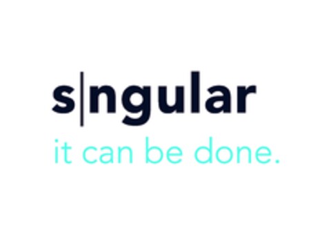 SNGULAR IT CAN BE DONE. Logo (EUIPO, 04.12.2018)