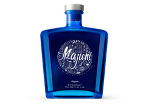 MAJUNI, THE SPIRIT OF GREEK HERBS, Original, BITTERSWEET THE TASTE OF LIFE Logo (EUIPO, 11.10.2023)