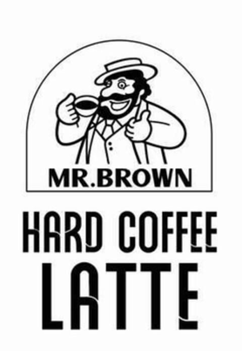 MR.BROWN HARD COFFEE LATTE Logo (EUIPO, 07.02.2024)