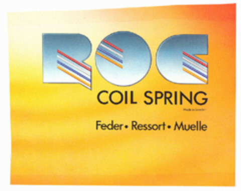 ROC COIL SPRING Feder - Ressort - Muelle Logo (EUIPO, 16.12.1996)