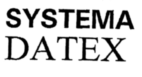 SYSTEMA DATEX Logo (EUIPO, 12.02.1998)