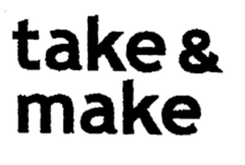 take & make Logo (EUIPO, 20.11.1998)