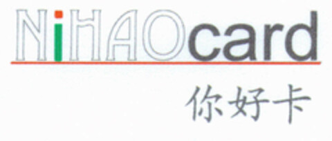 NiHAOcard Logo (EUIPO, 09/15/2000)