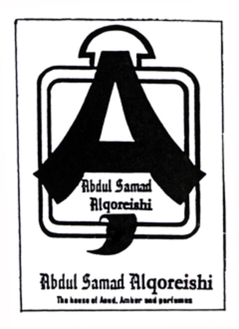 A Abdul Samad Alqoreishi Abdul Samad Alqoreishi The house of Aood. Amber and perfumes Logo (EUIPO, 06.03.2003)