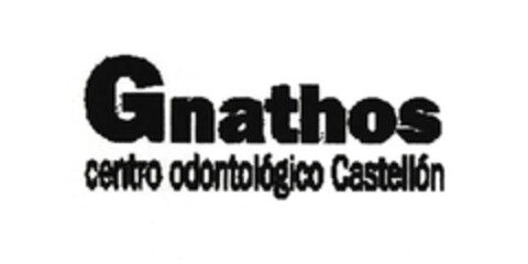 Gnathos centro odontológico Castellón Logo (EUIPO, 19.09.2005)