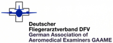 Deutscher Fliegerarztverband DFV German Association of Aeromedical Examiners GAAME Logo (EUIPO, 13.03.2008)